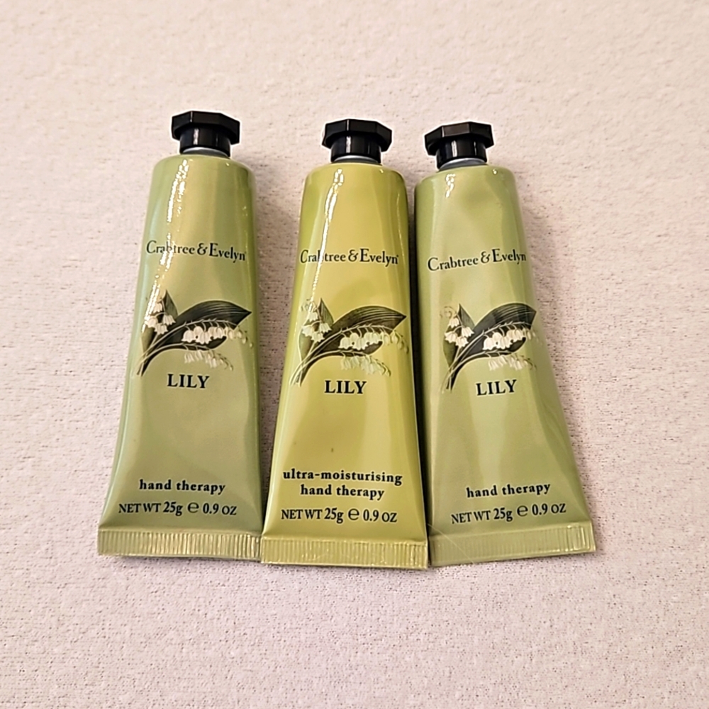Crabtree & Evelyn 3 Lily Hand Therapies